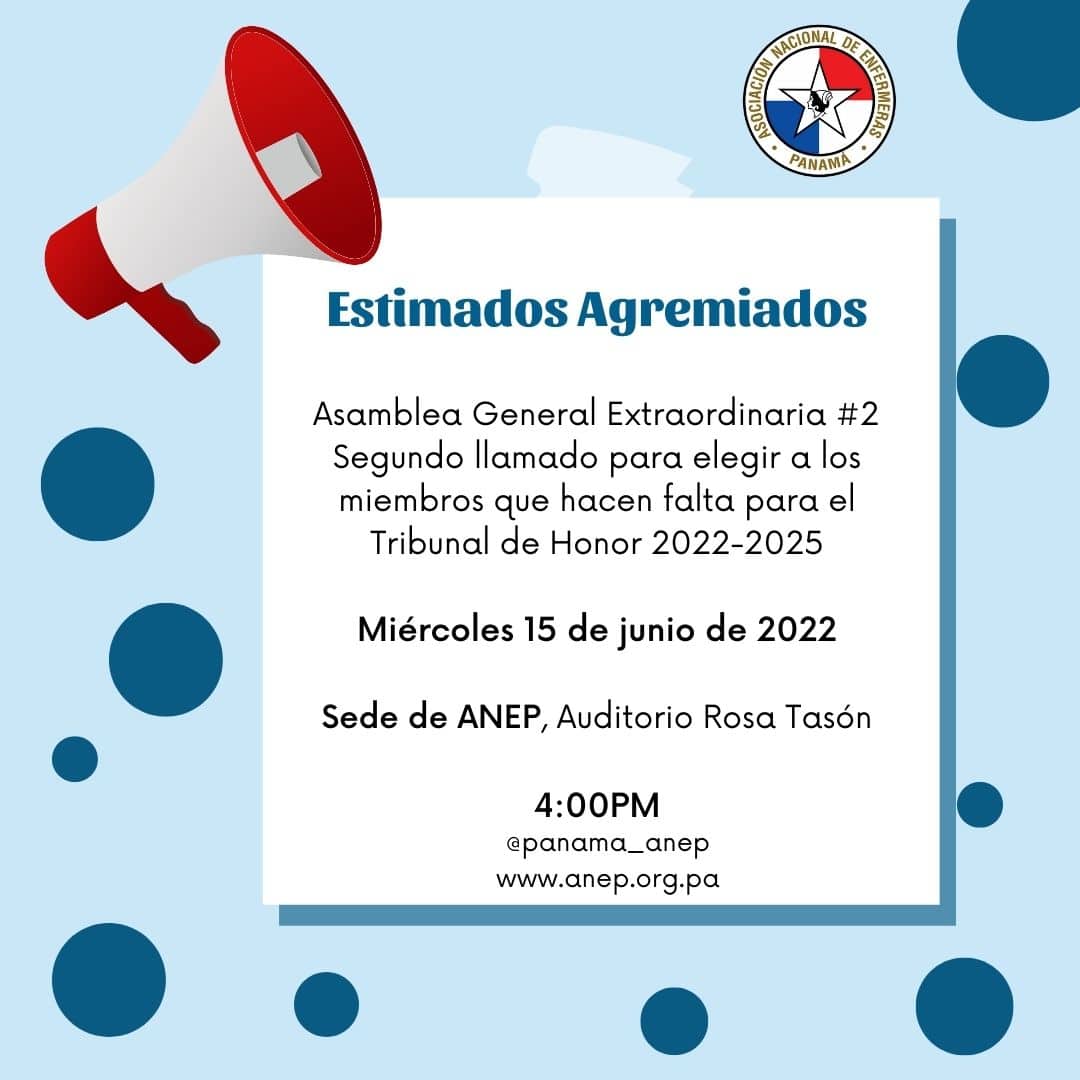 Asamblea General Extraordinaria ANEP